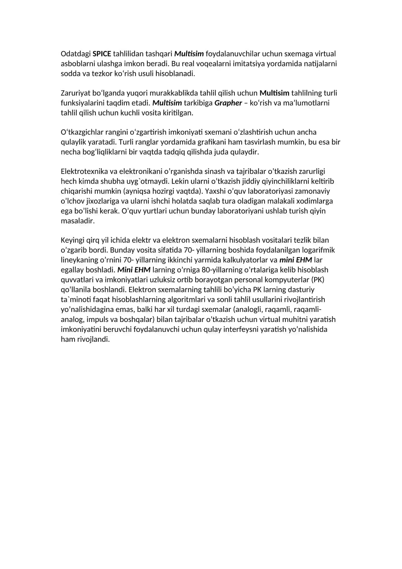 Elektron sxema simulyatorlari 2
