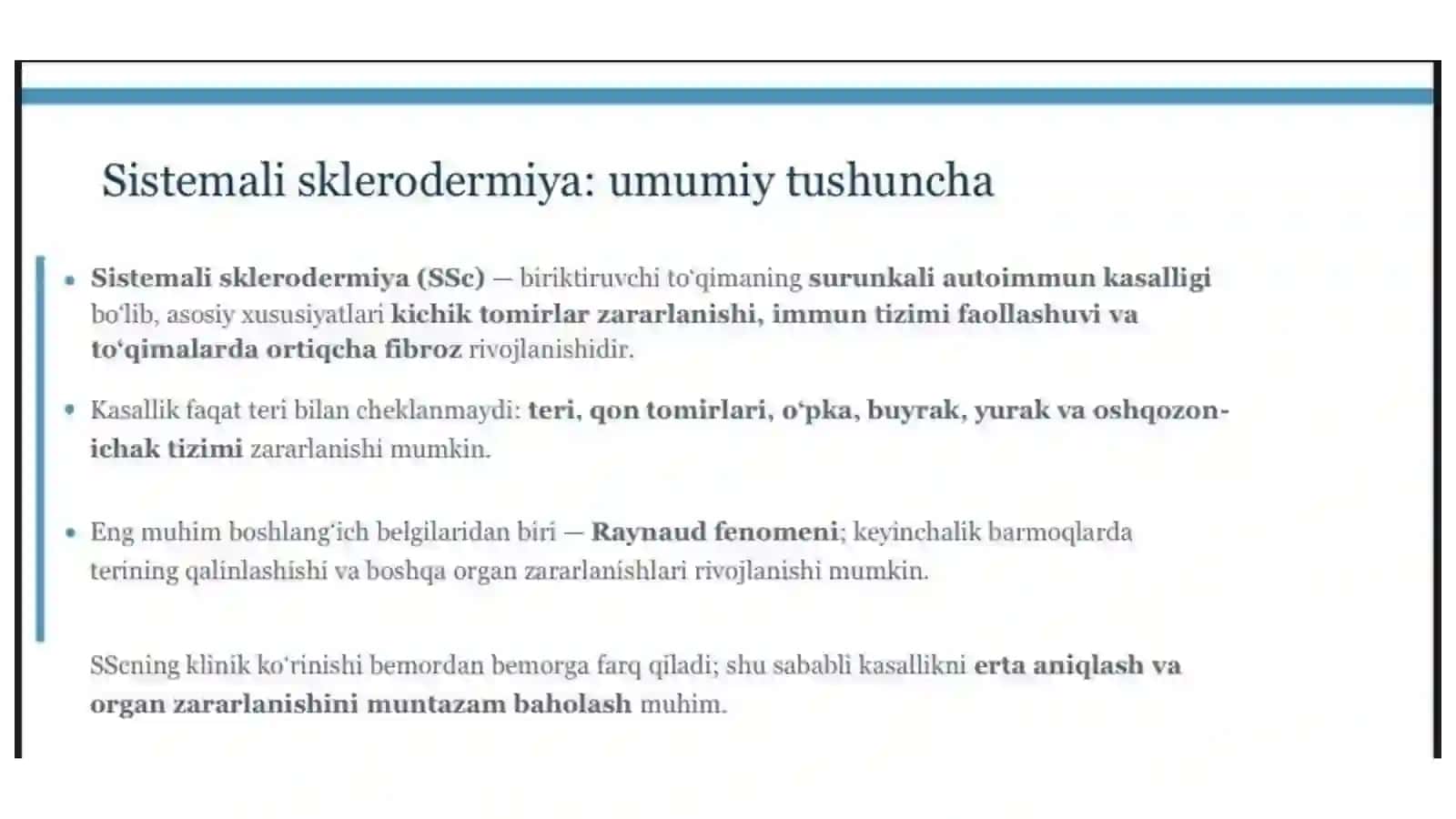 Tizimli sklerodermiya 2