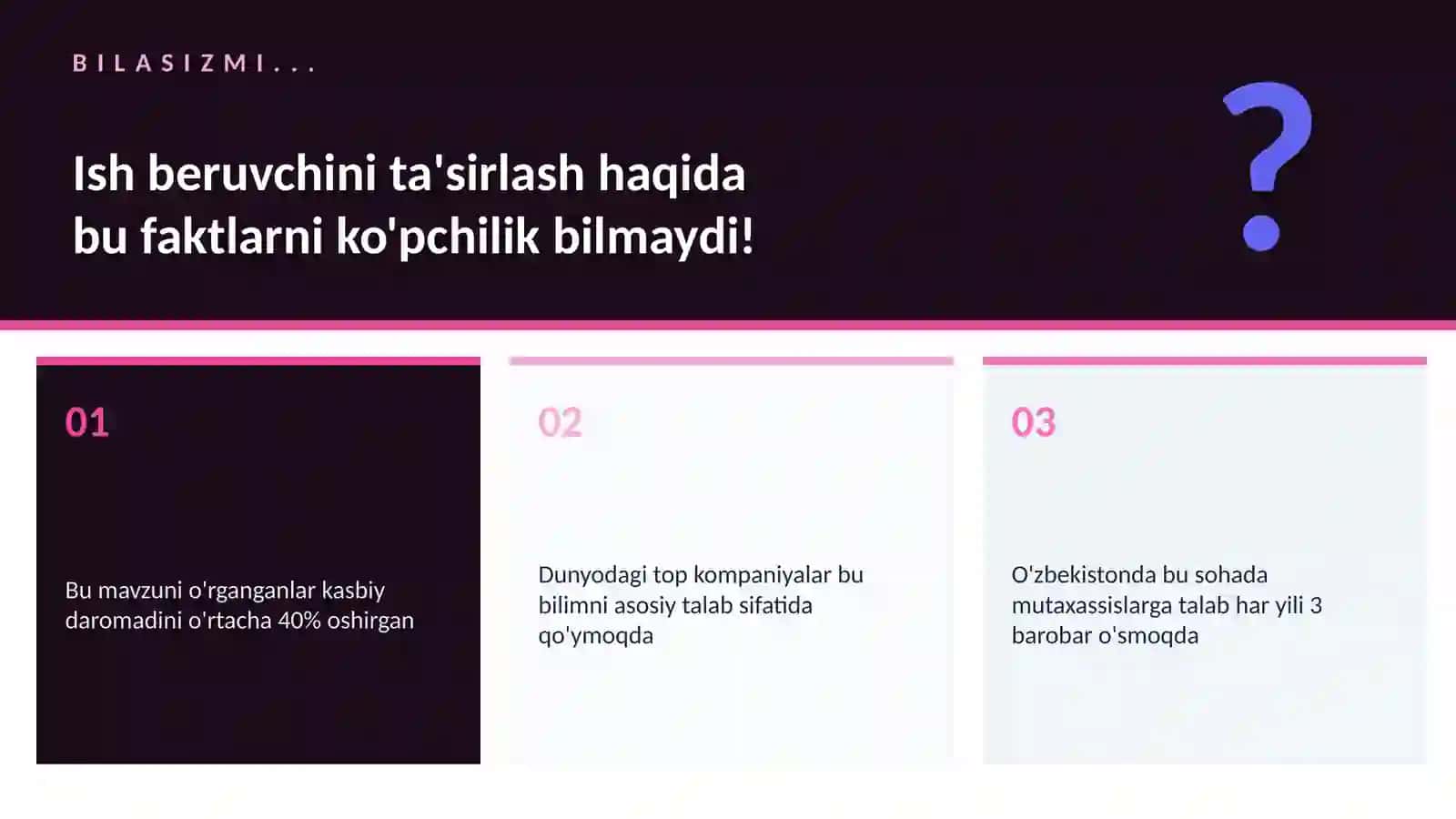 Ish beruvchini ta'sirlash 2