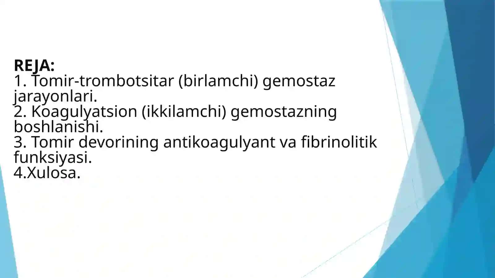 TOMIR DEVORINING GEMOSTAZ TIZIMIDAGI ROLI 2