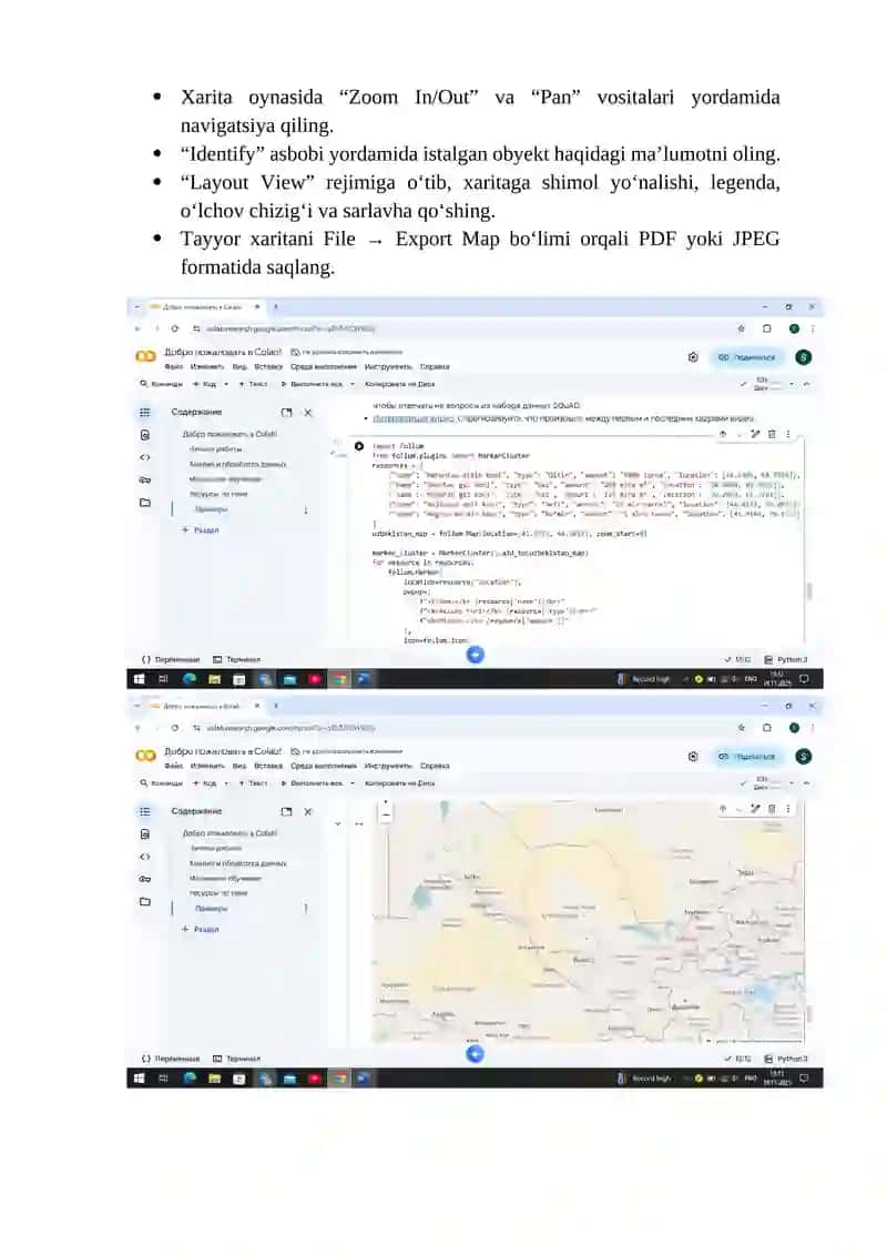 ArcMap dasturi 2