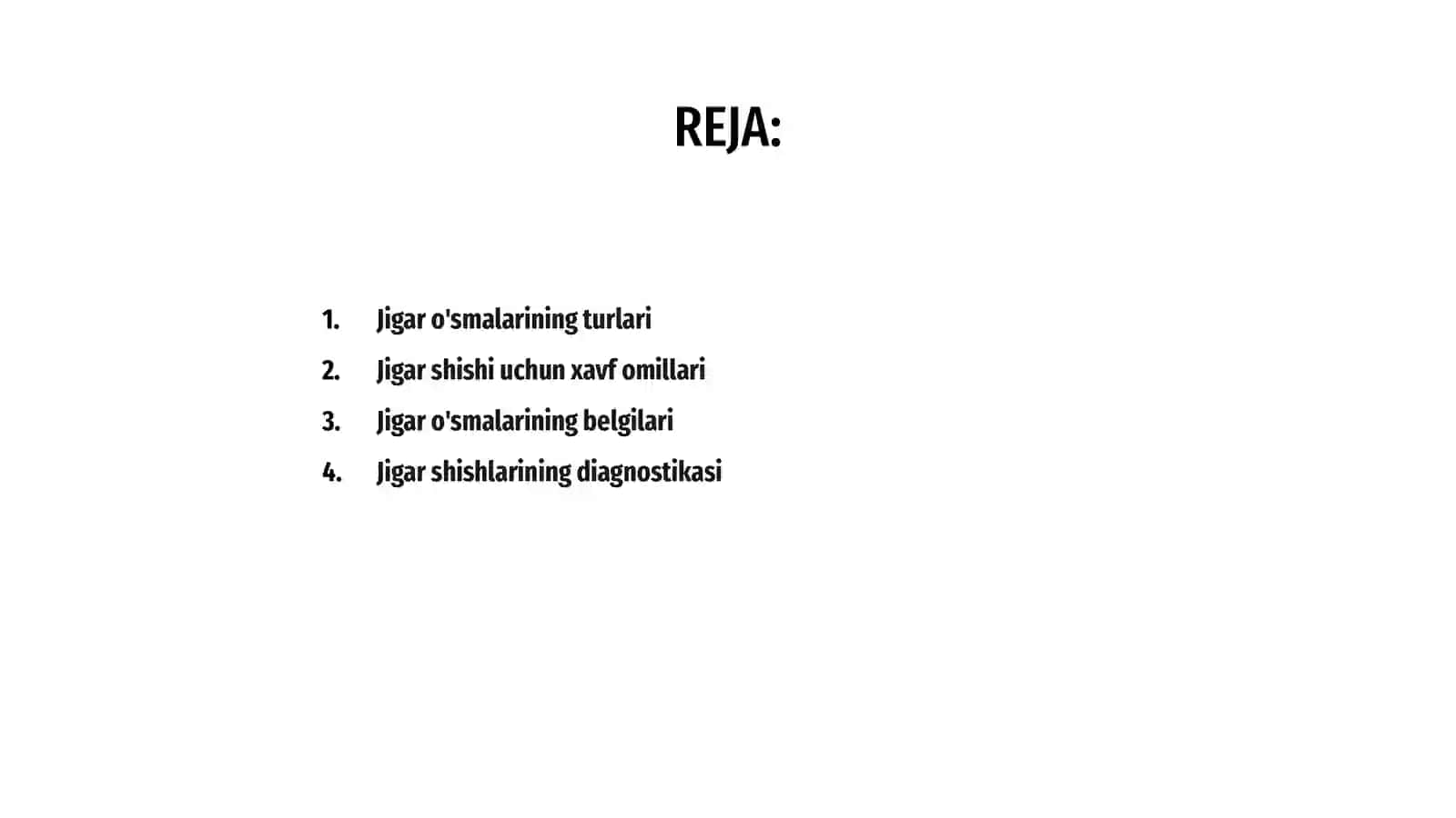 Jigar o'smalari 2
