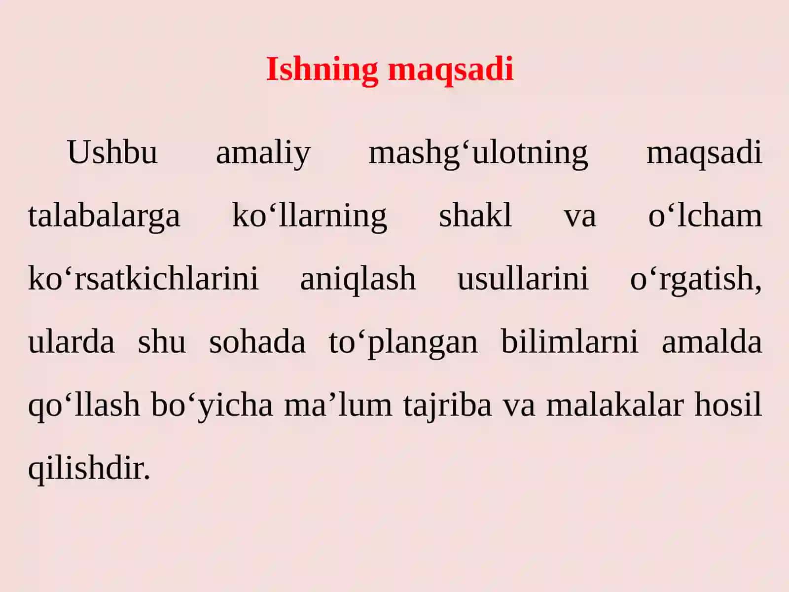 Ko’llarning marfometrik ko’rsatkichlarini aniqlash 2