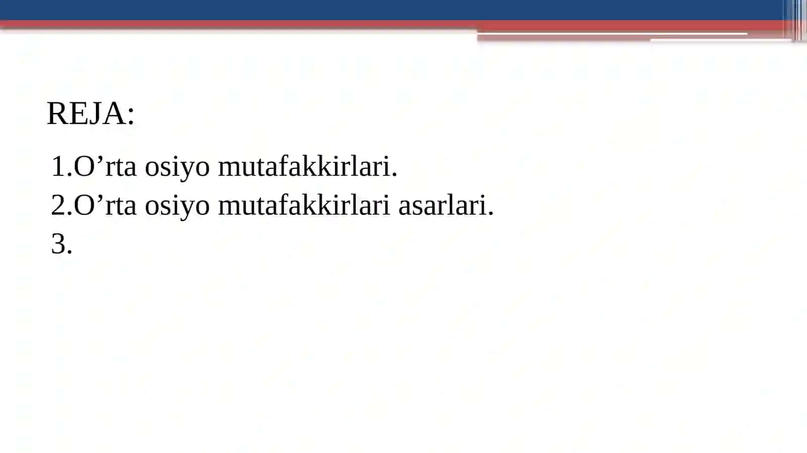 Oʻrta Osiyomutafakkirlari 2