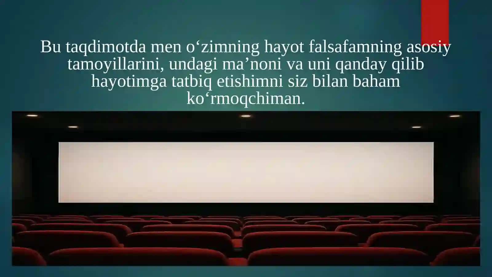 MENING HAYOT FALSAFAM 2