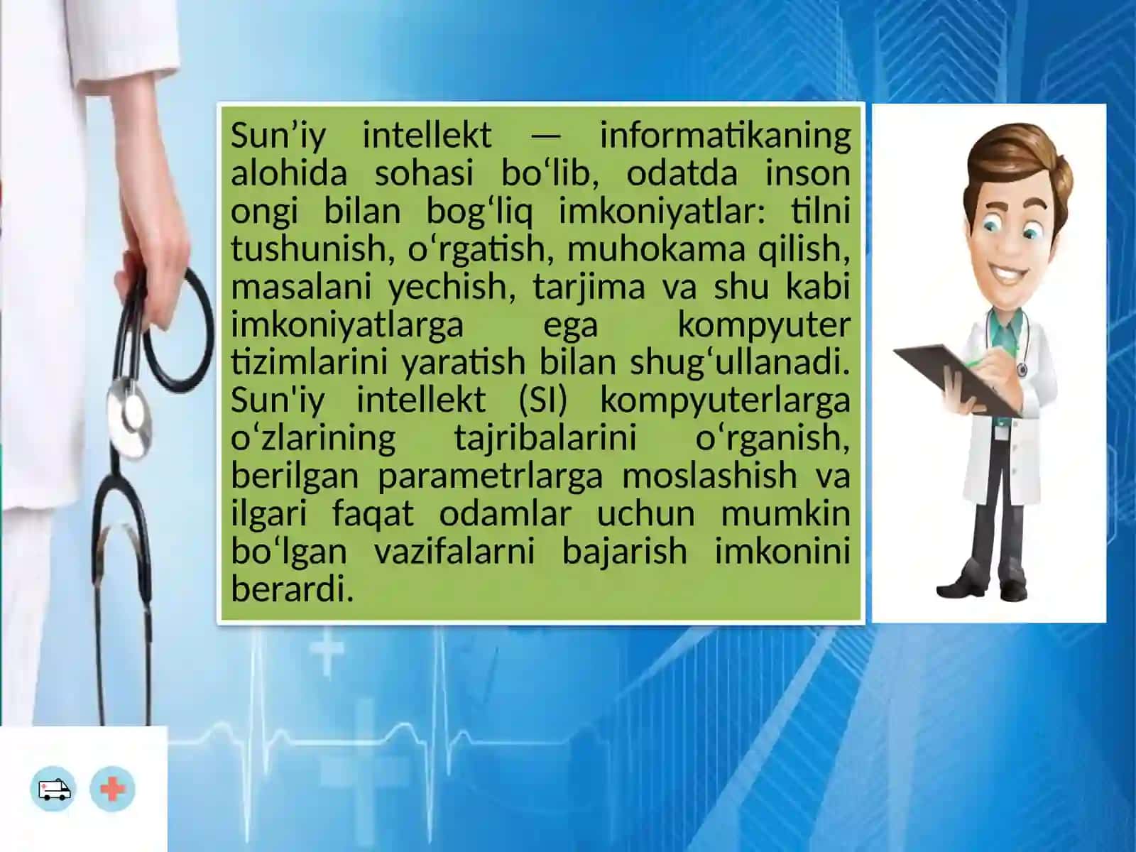 Tibbiy robotlar va sun’iy intellect 2