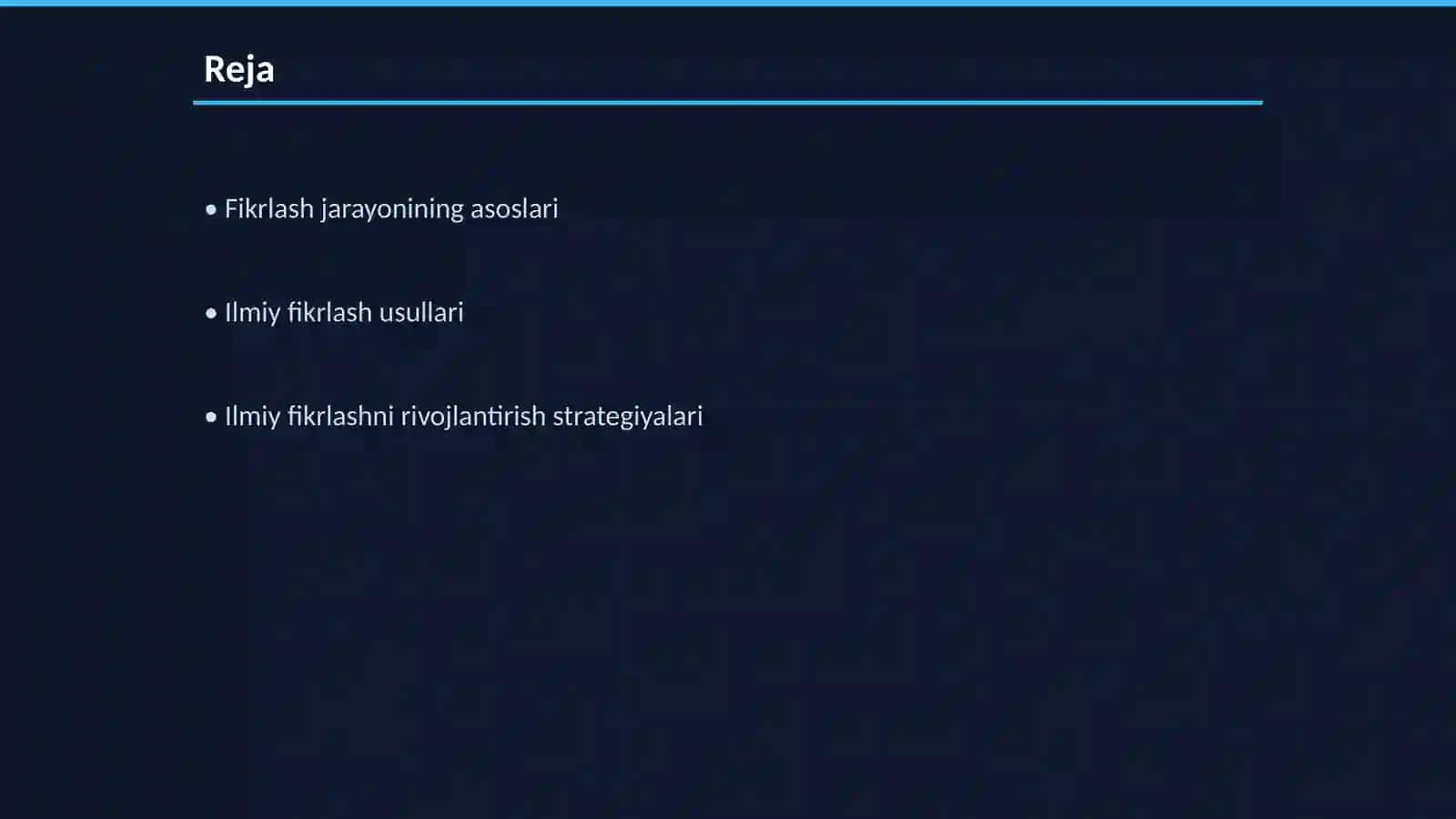Ilmiy fikrlashni rivojlantirish 2