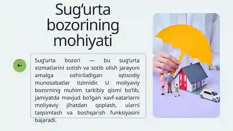 Sug’urta bozorini tartibga solish vositalari 2