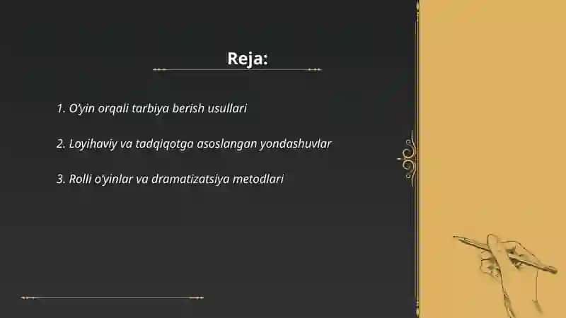 Musiqa, ritmika va musiqa asboblaridan foydalanish usullari 2