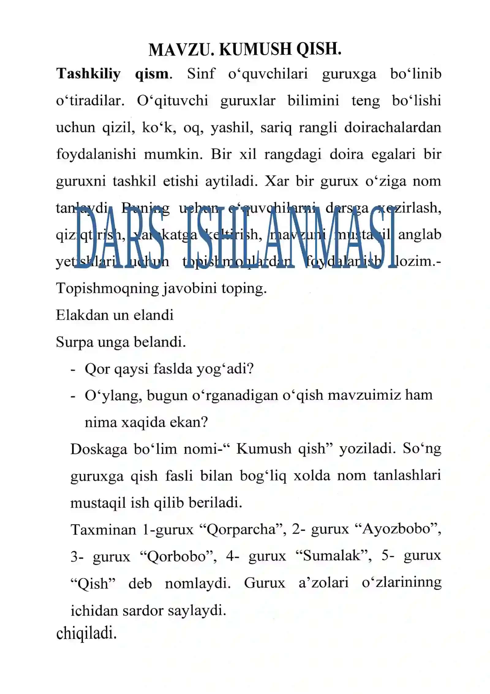 Kumush qish 2