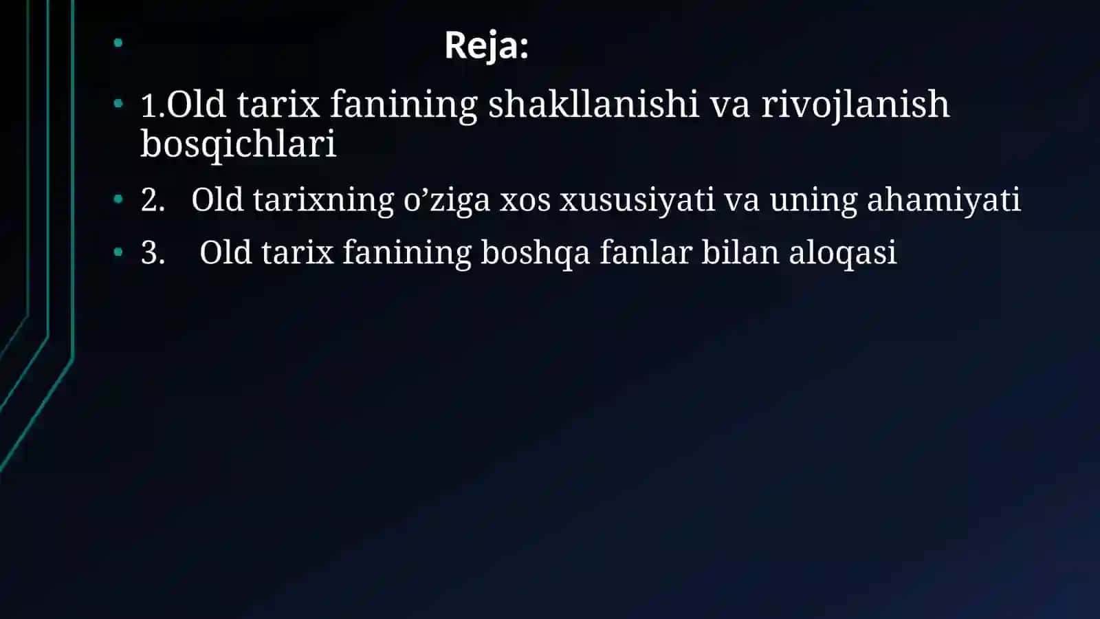 INSON EVOLUTSIYASI VA OLD TARIXI KURSINING MAZMUNI VAZIFALARI VA AHAMIYATI 2