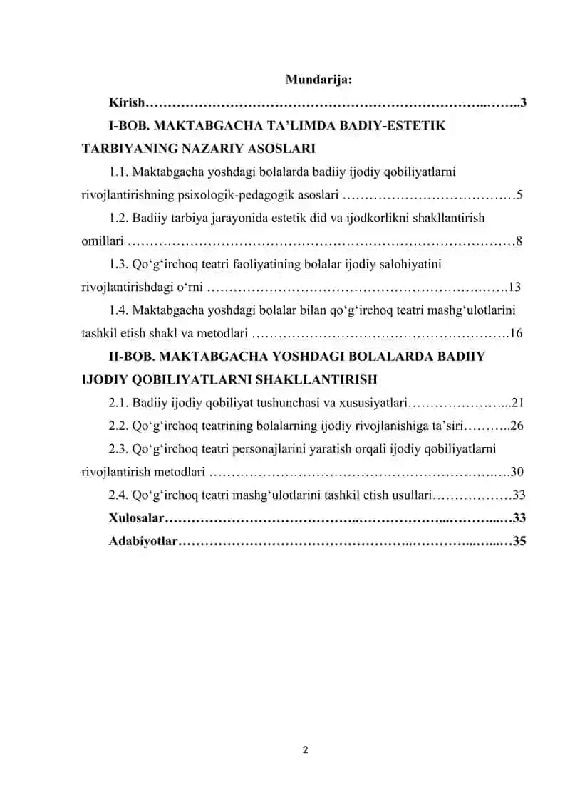 Maktabgacha yoshdagi bolalarni qoʻgʻirchoq teatri personajlarini yasash orqali badiiy ijodiy qobilyatlarini shakillantirishning tarbiyaviy ahamiyati. 2
