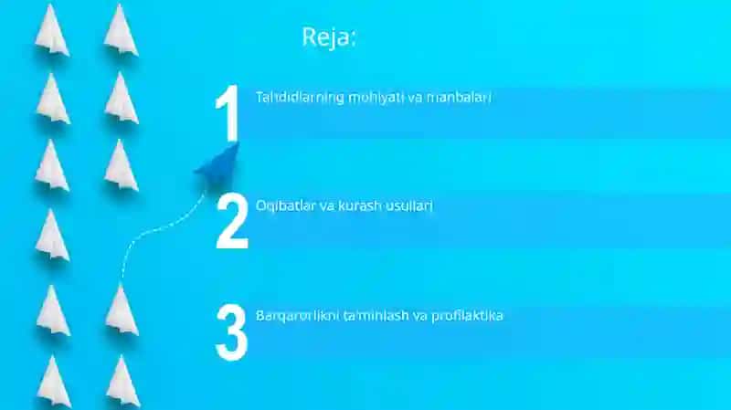 Psixologik diniy va mamuriy tahdidlar 2