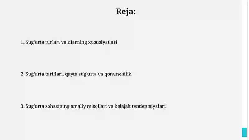 Sug‘urtani klassifikatsiyalash 2