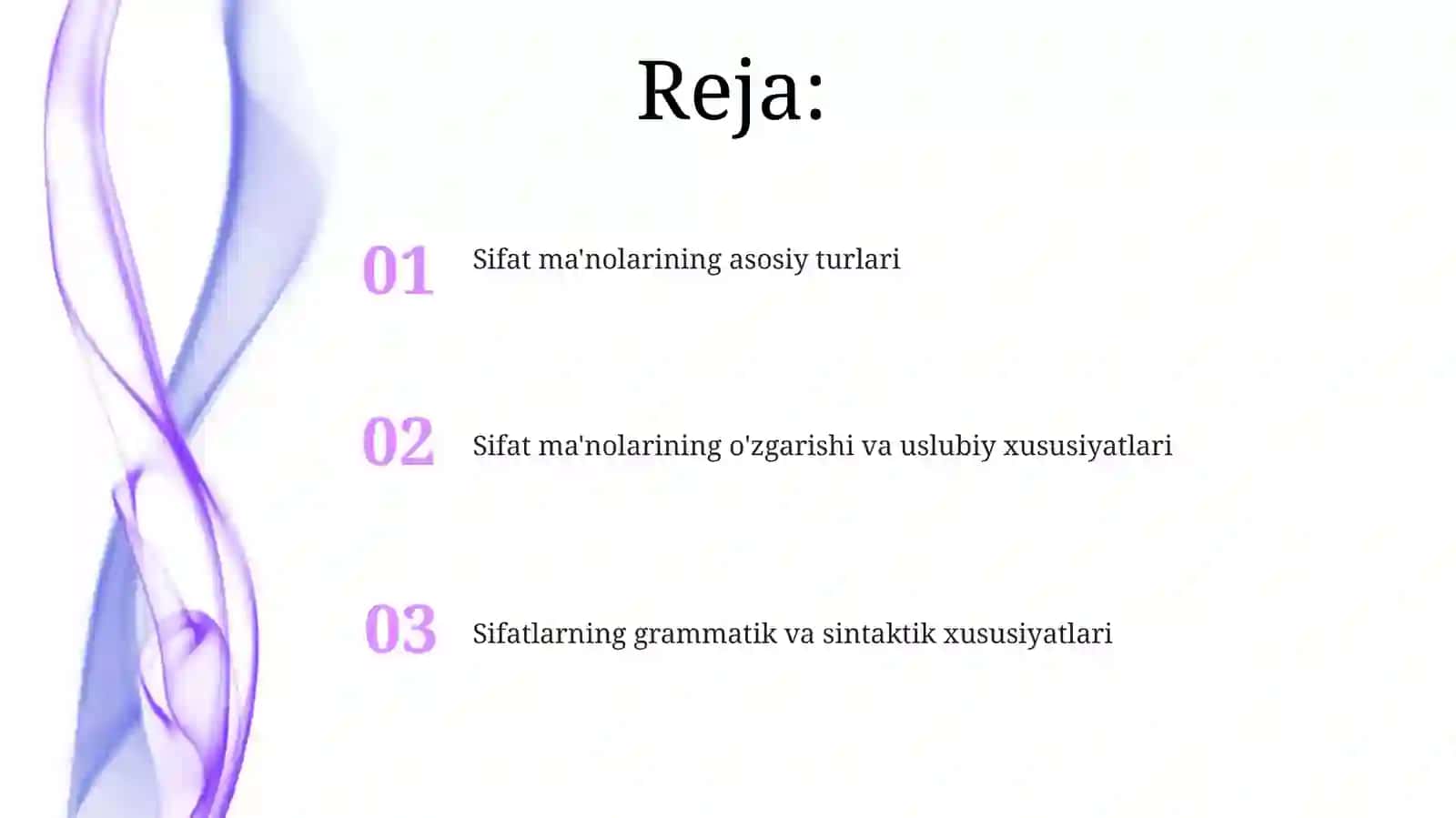 Sifatning maʼno turlari 2