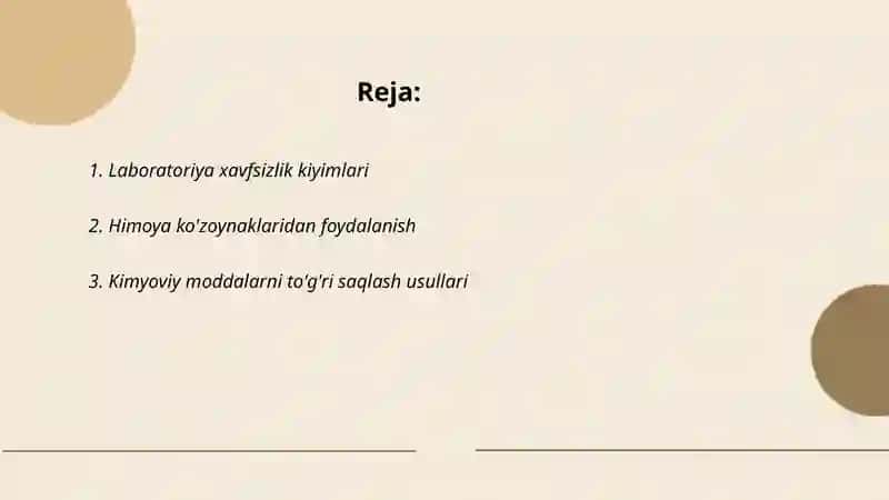 Noоrganik kimyo laboratoriyasida ishlash qoidalari 2