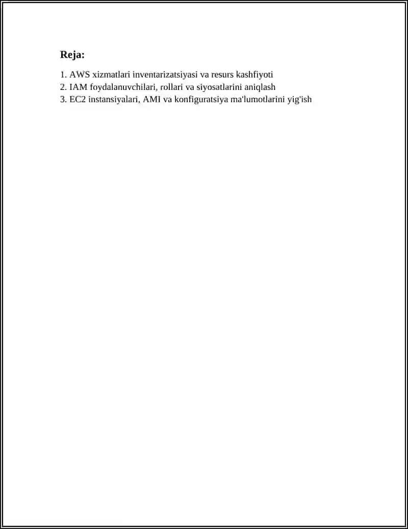 AMAZON WEB SERVICES (AWS) 2