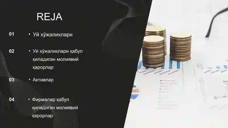 Zamonaviy moliyaviy qarorlar 2