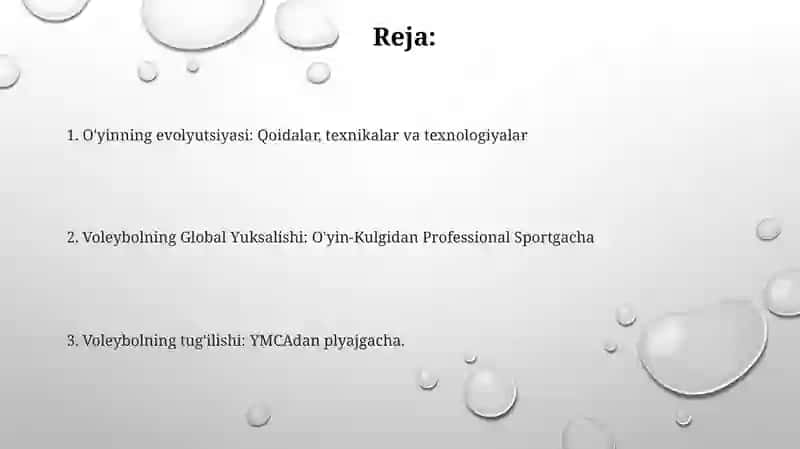 Voleybol o‘yinining kelib chiqishi va rivojlanish tarixi 2