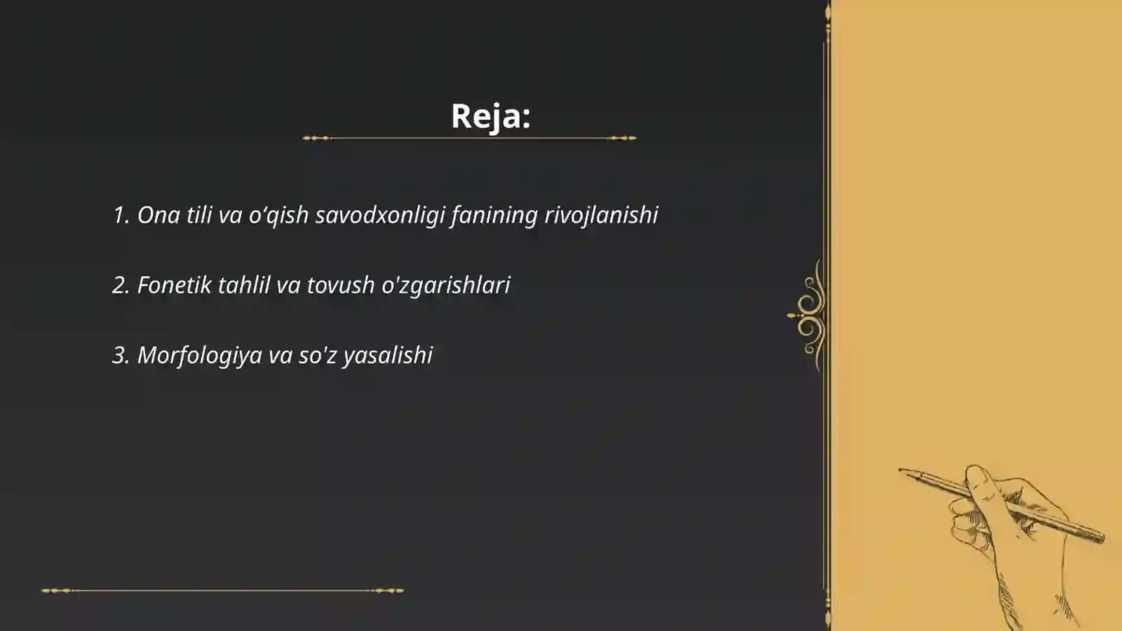 Ona tili va oʻqish savodxonligi fanidan olimpiadani tashkil etish 2