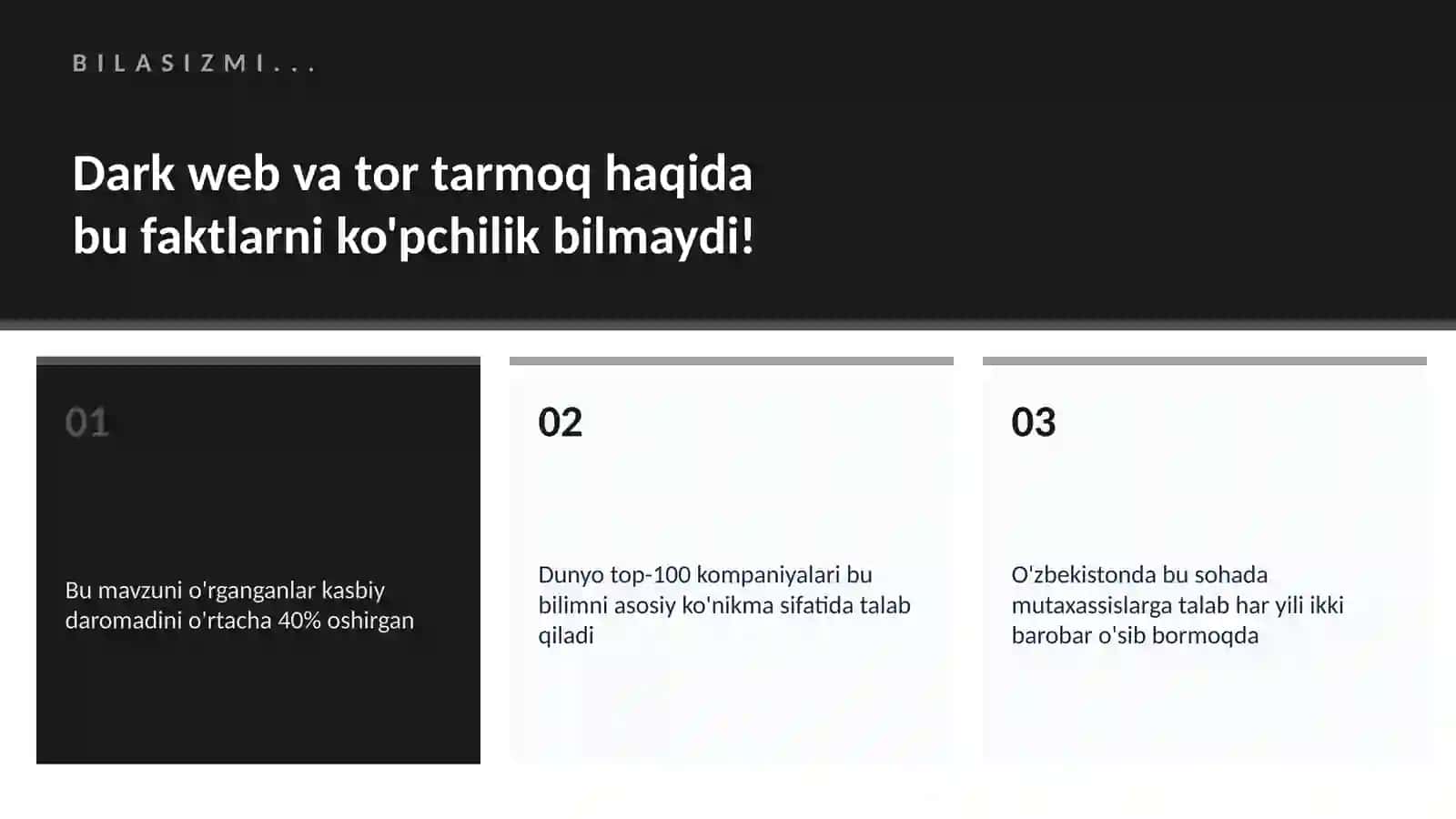 Dark web va tor tarmoq 2