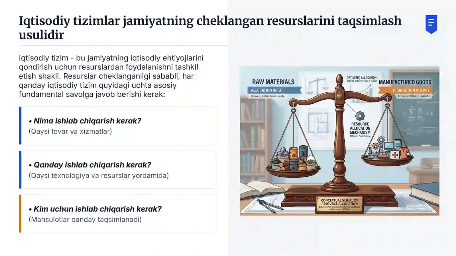 Iqtisodiy Tizimlar va Ularning Modellari 2
