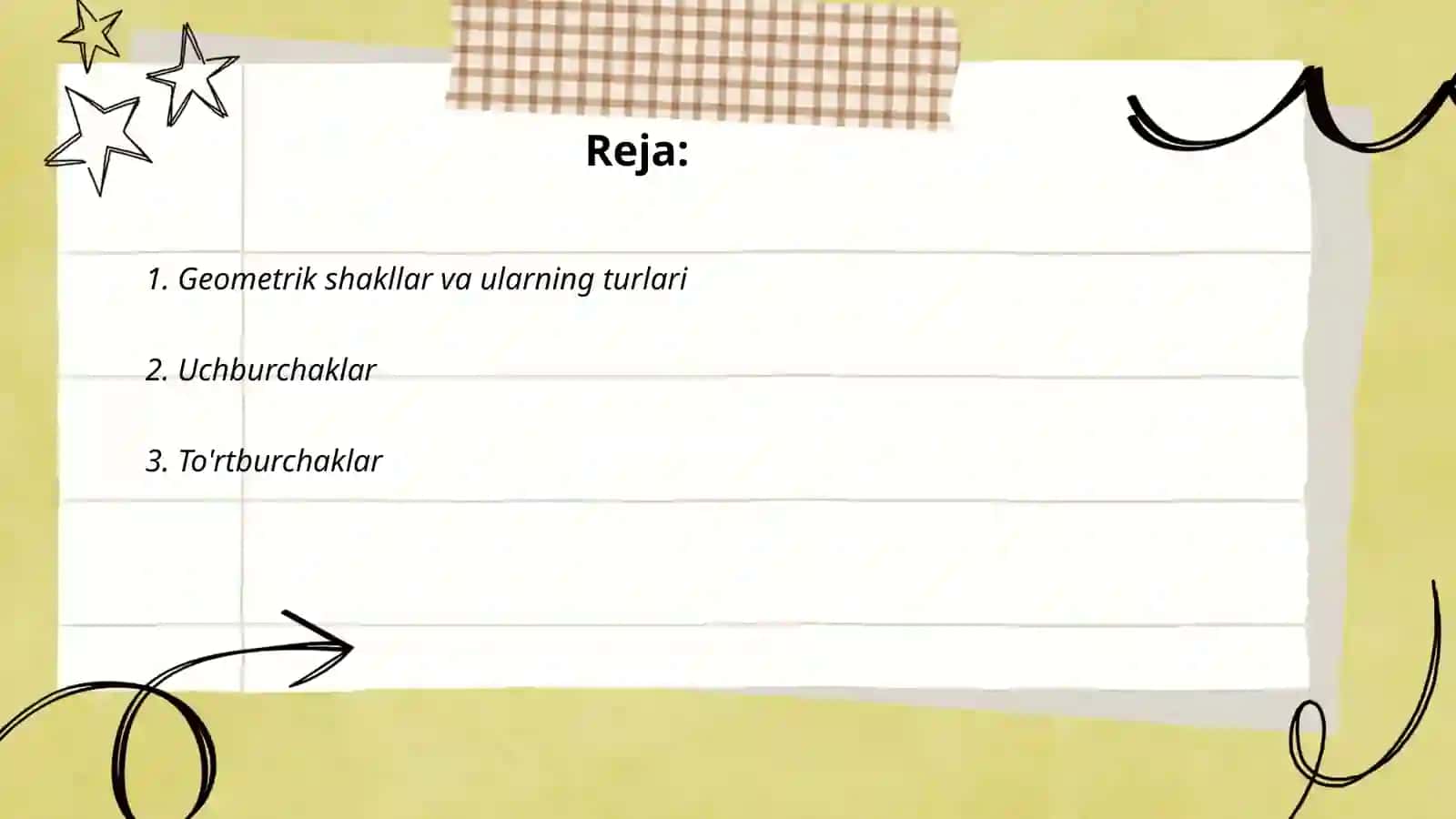 Geometrik shakllar 2