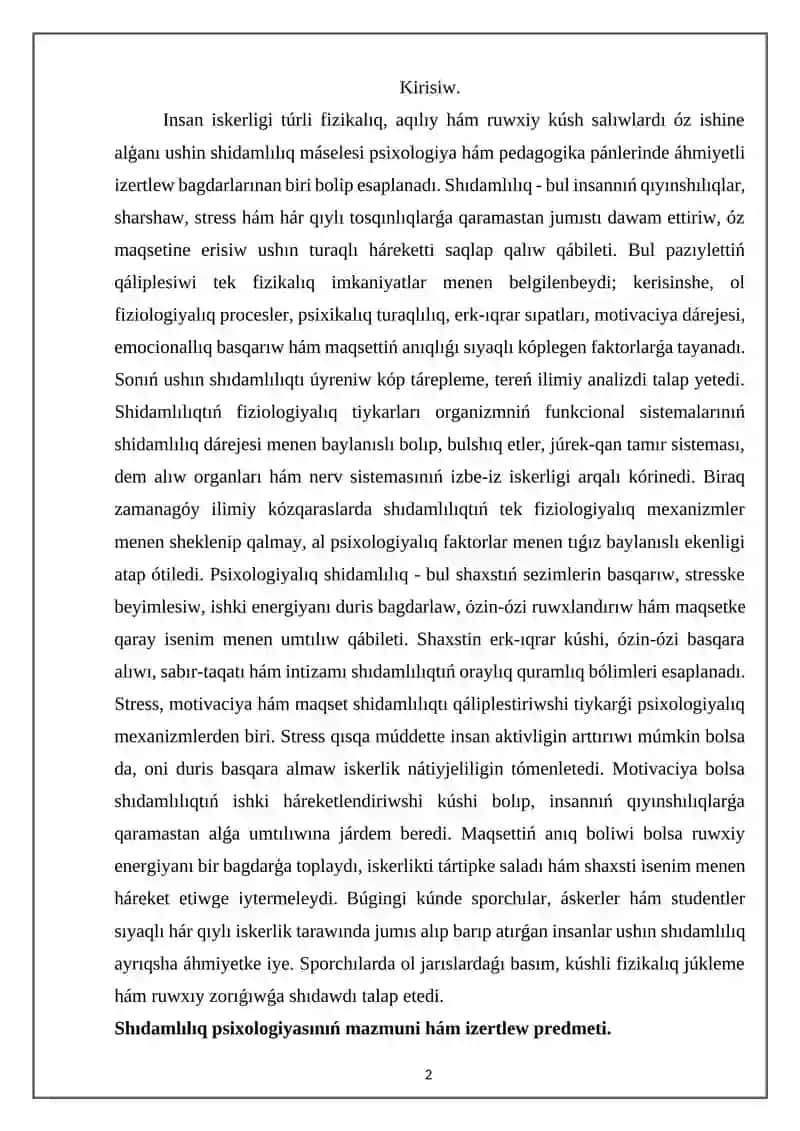 Shıdamlılıq psixologiyası 2