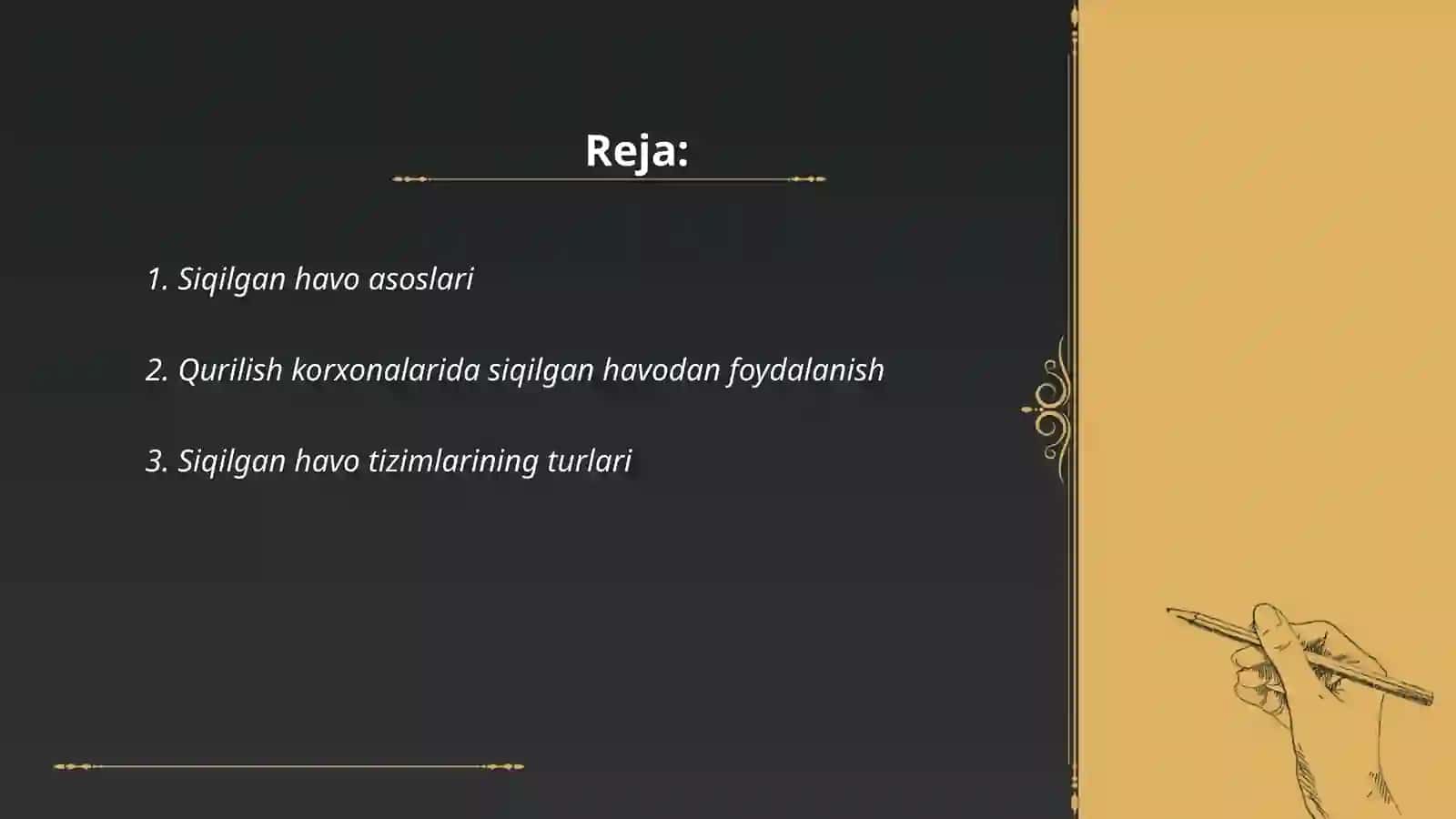 NMKT 105-21S Guruhi talabasi Mirzahatamova Diyoraning soha korxonalarini loyihalash asoslari fanidan tayorlagan taqdimoti 2