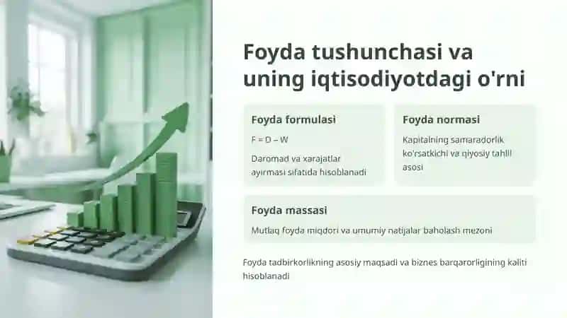 Foyda Maksimallashtirish Modeli: Nazariya va Amaliyot 2