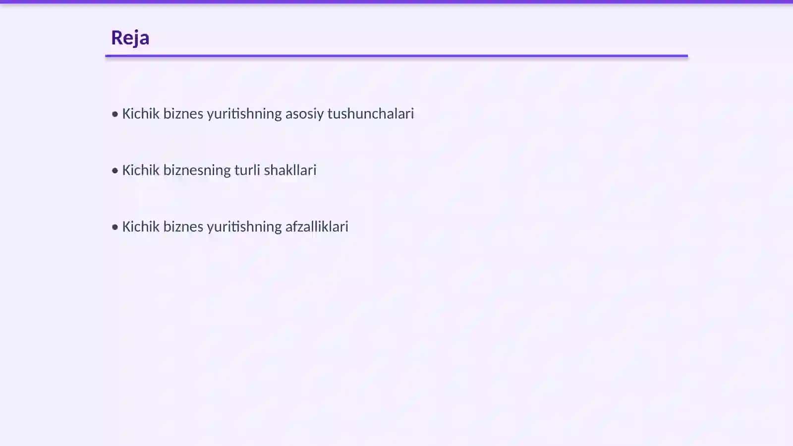Kichik biznes yuritishning amaliy shakllari, afzalliklari va kamchiliklari 2