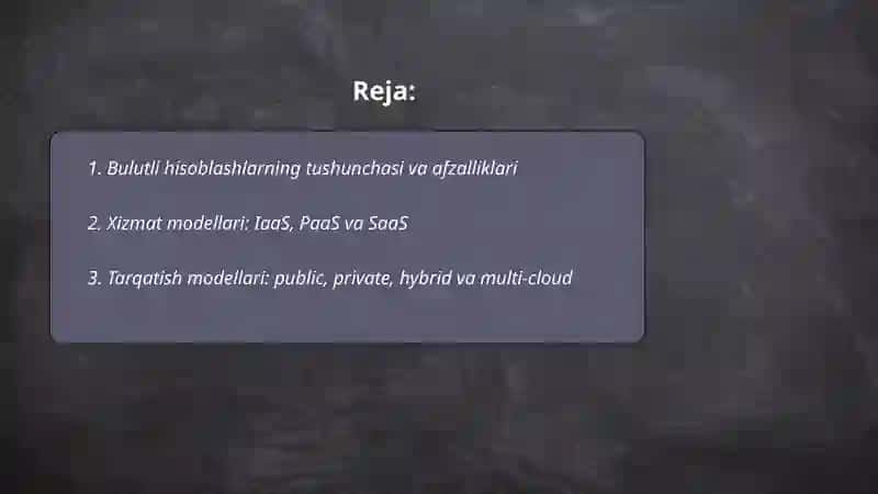 Bulutli hisoblashlar 2
