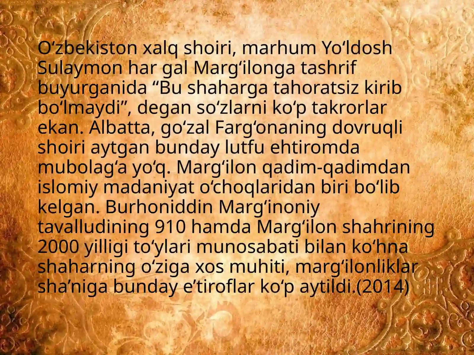 Marg'ilondagitarixiyobidalar 2