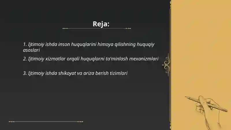 Ijtimoiy ishda inson huquqlarini himoya qilish mexanizmlari 2