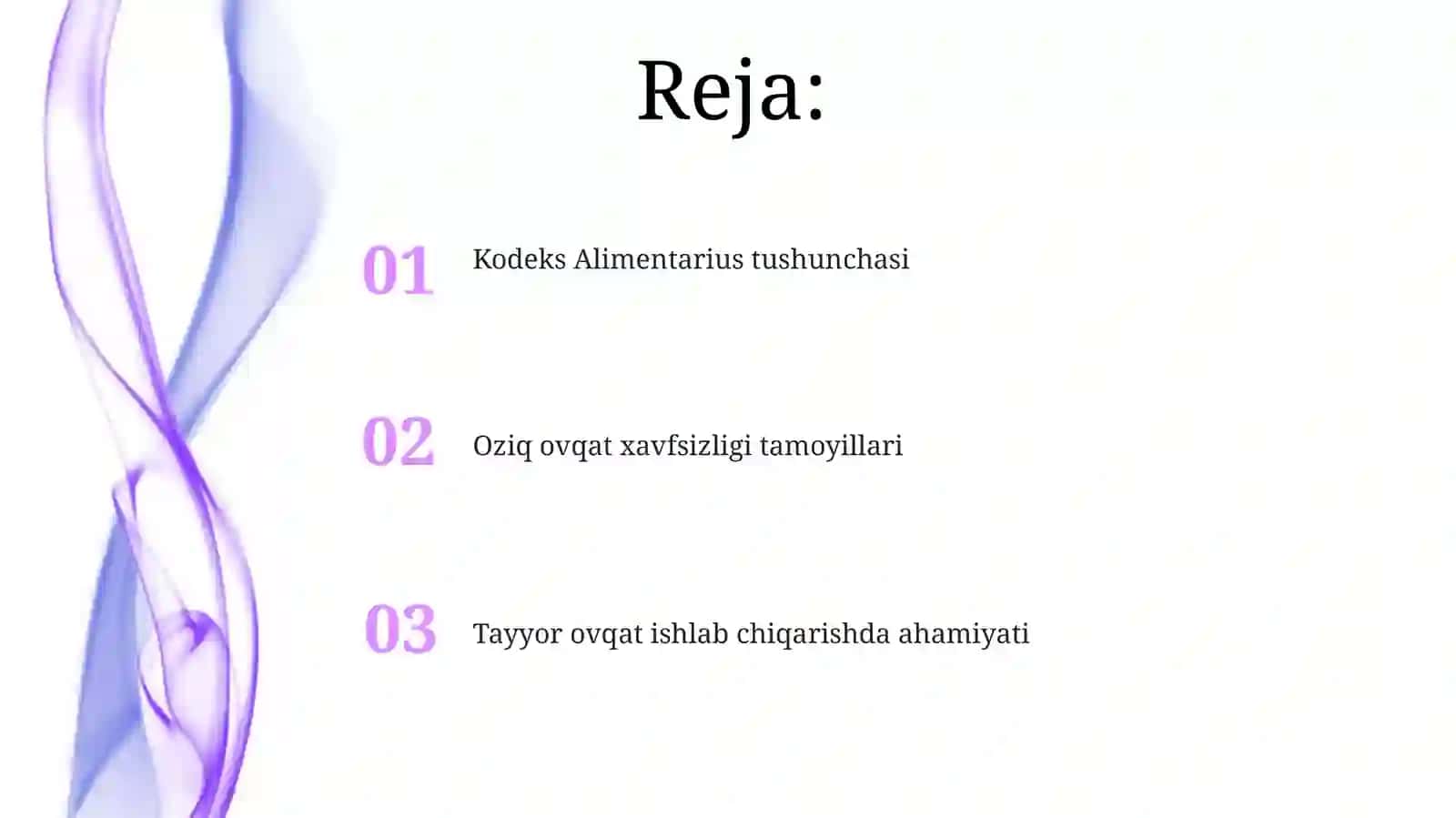 Tayyor oziq ovqat mahsulotlarini tayyorlashda kodeks alimentariusning tutgan orni 2