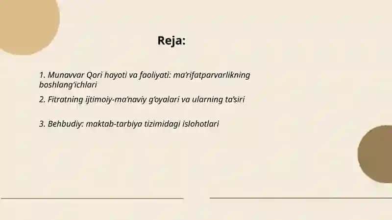 Munavvar Qori hayoti va faoliyati 2