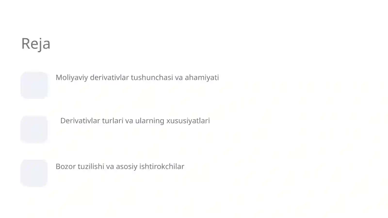 Moliyaviy derivativlar bozori 2