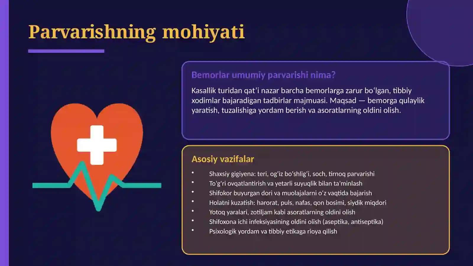 Bemorlar parvarishi 2