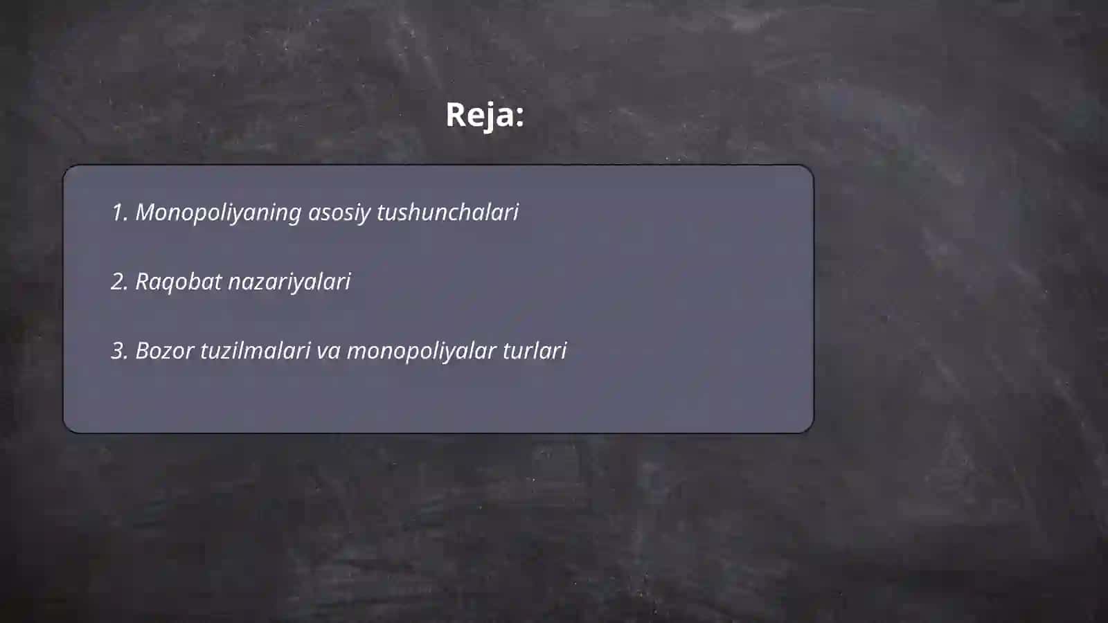 Monapoliya va Raqobat 2