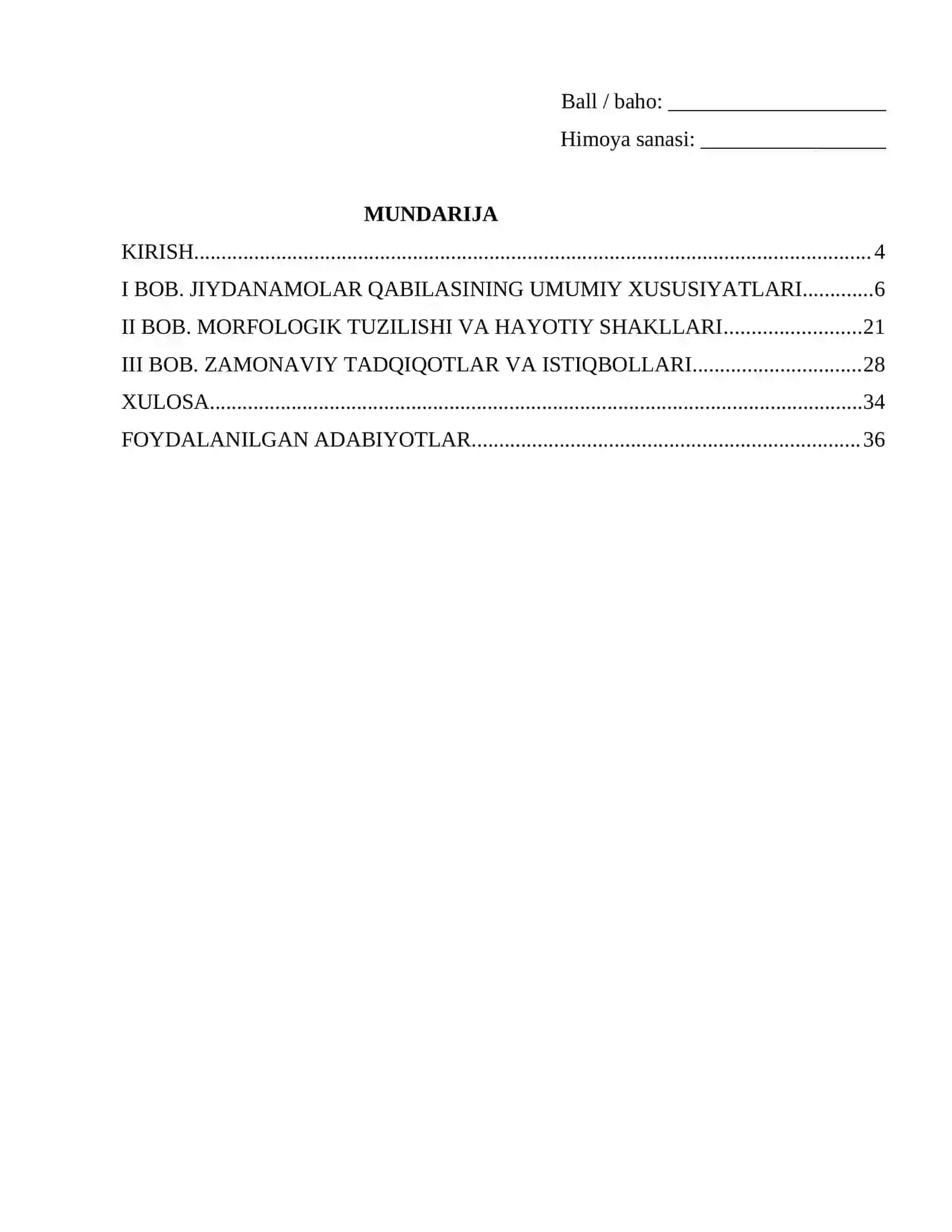 JIYDANAMOLAR QABILASI 2