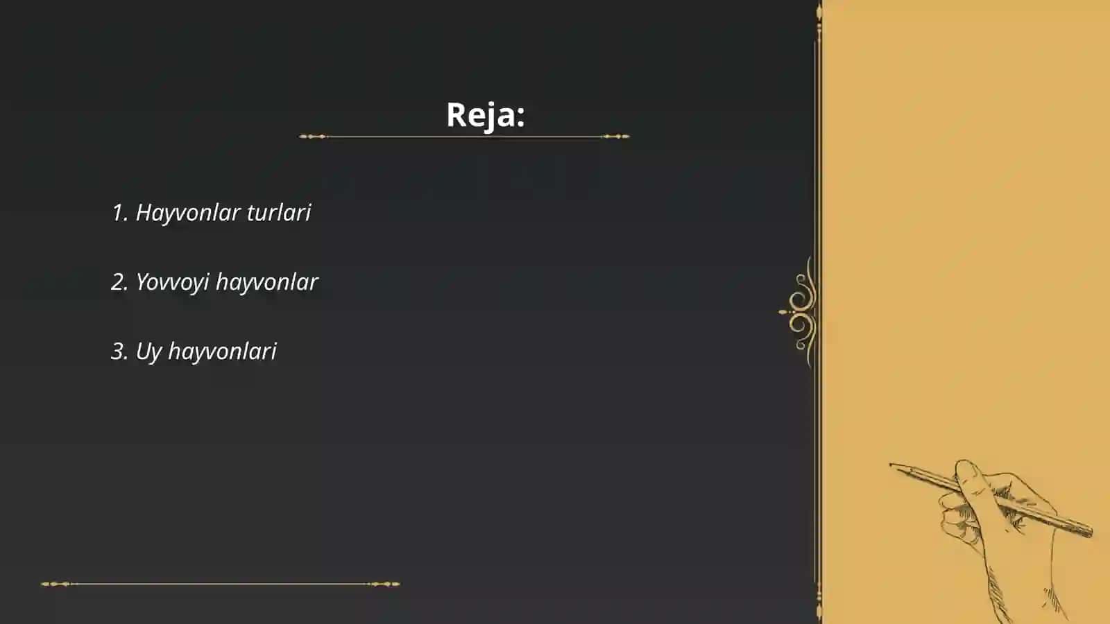 Hayvonlar turlari 2