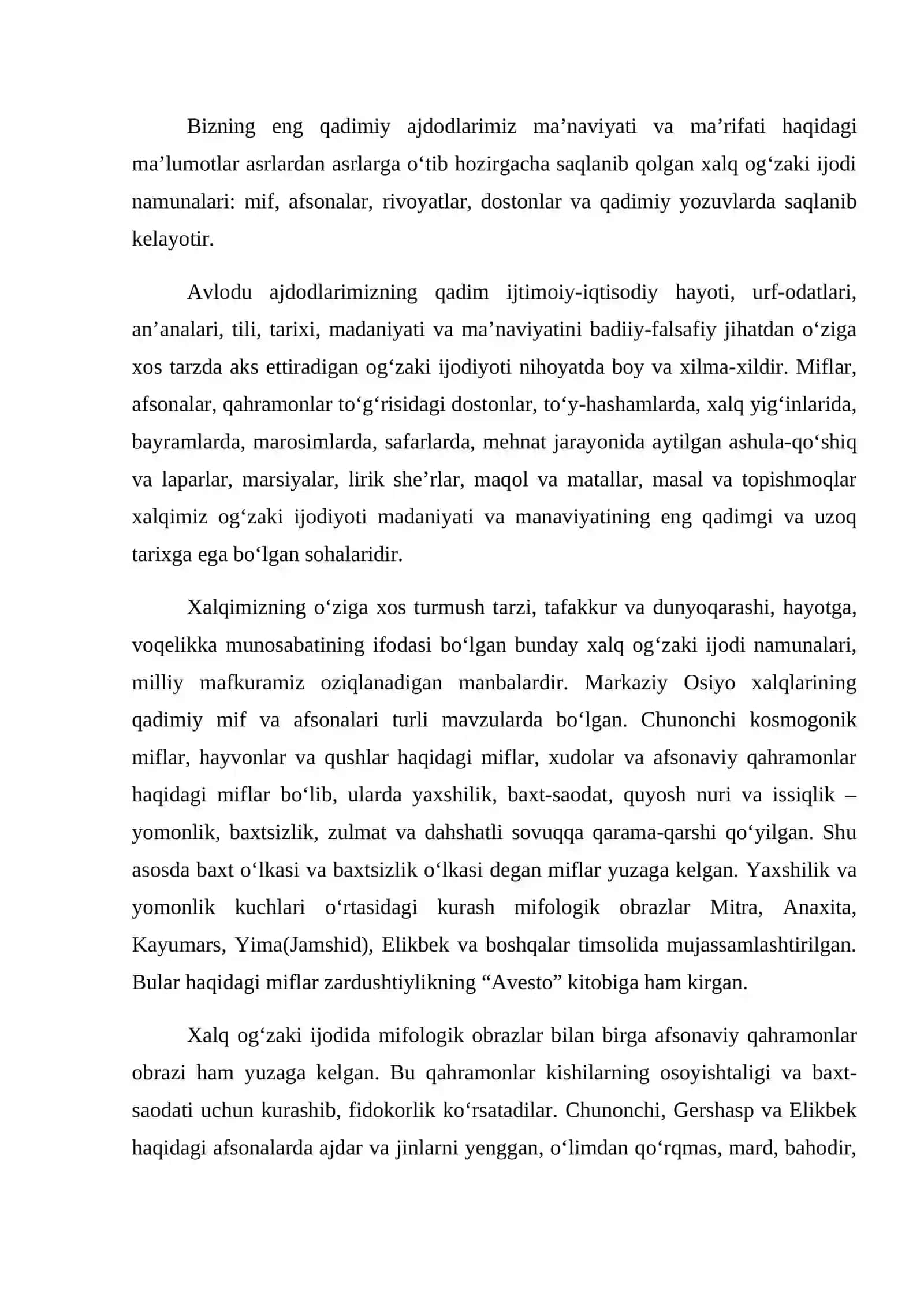 Avesto va ma'naviy qadriyatlar 2