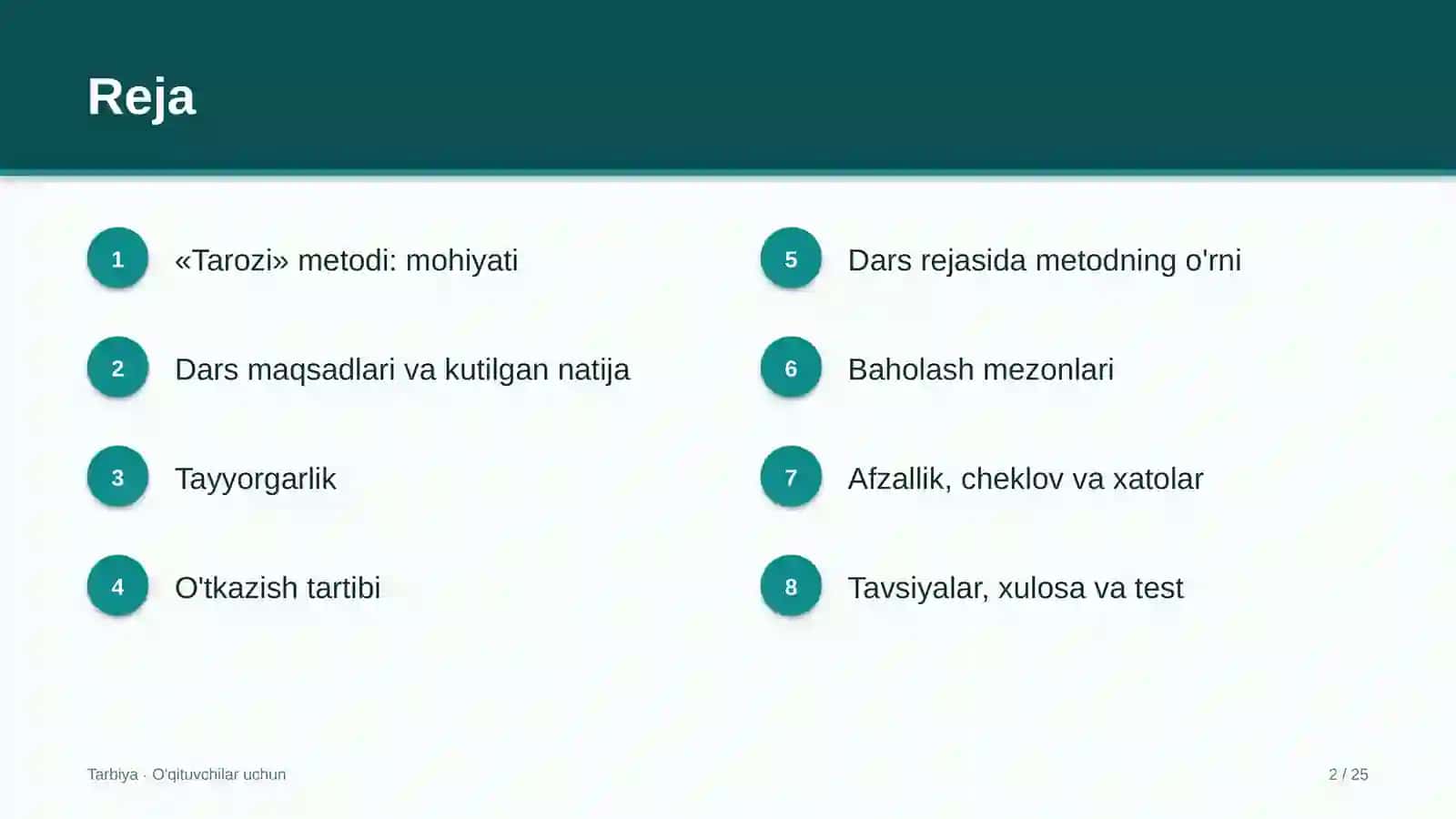 tarbiya darslarida tarozi metodidan foydalanish 3932 2