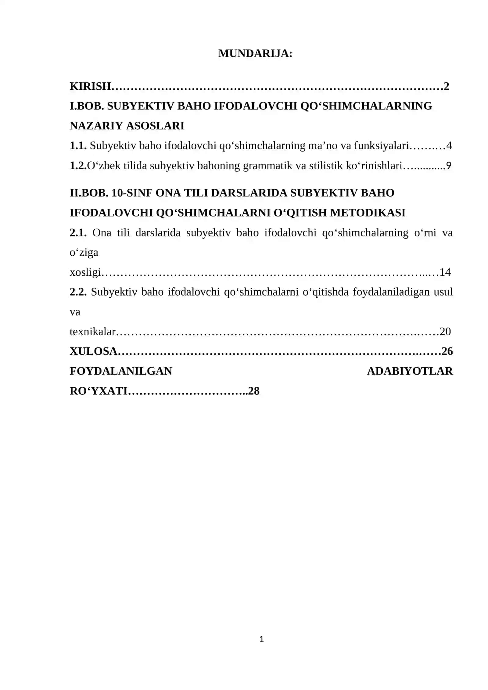 O‘QUVCHILARNING SUBYEKTIV BAHO IFODALOVCHI QO‘SHIMCHALAR USLUBIYATI USTIDA ISHLASH MALAKALARINI RIVOJLANTIRISH 2