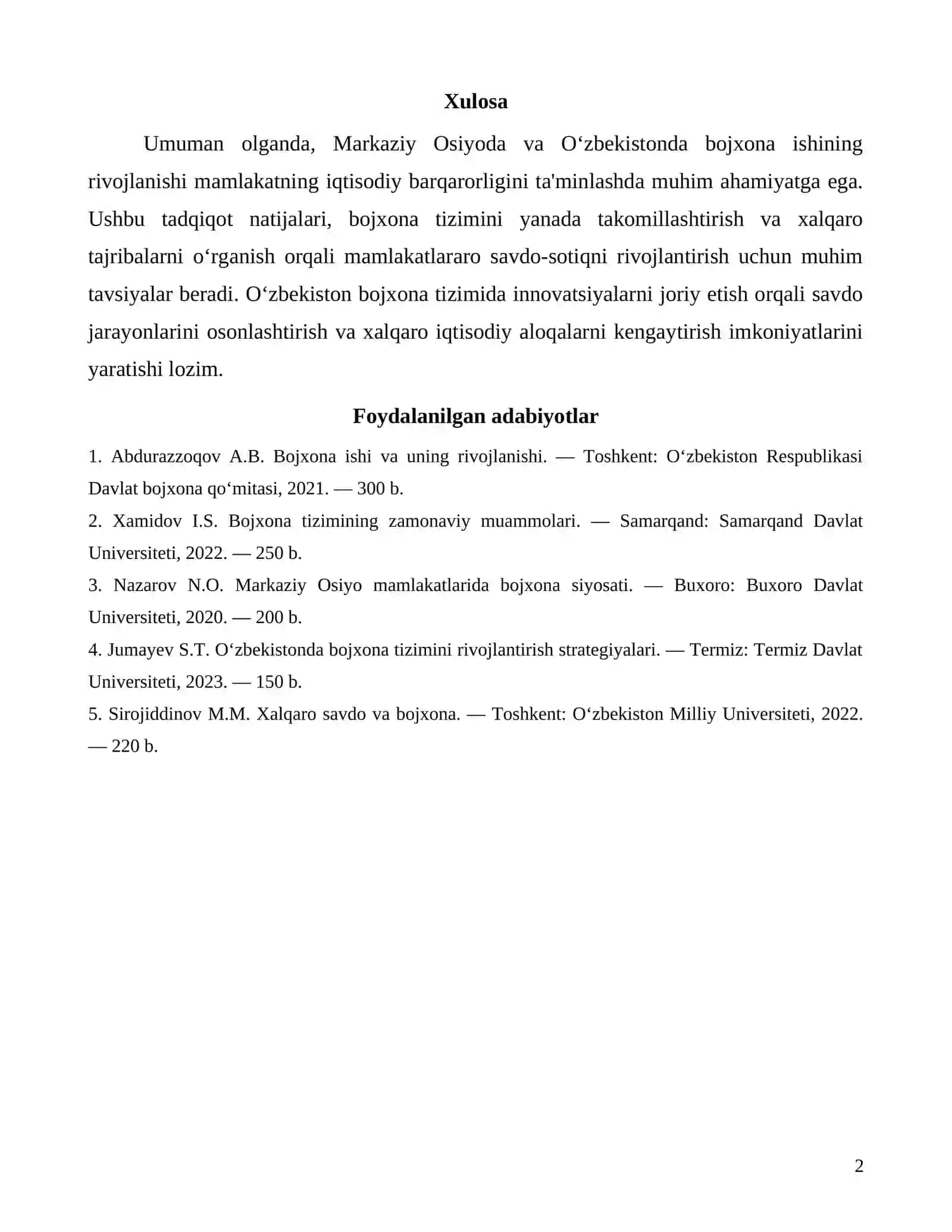Markaziy Osiyoda va O‘zbekistonda bojxona ishining rivojlanishi tarixi 2