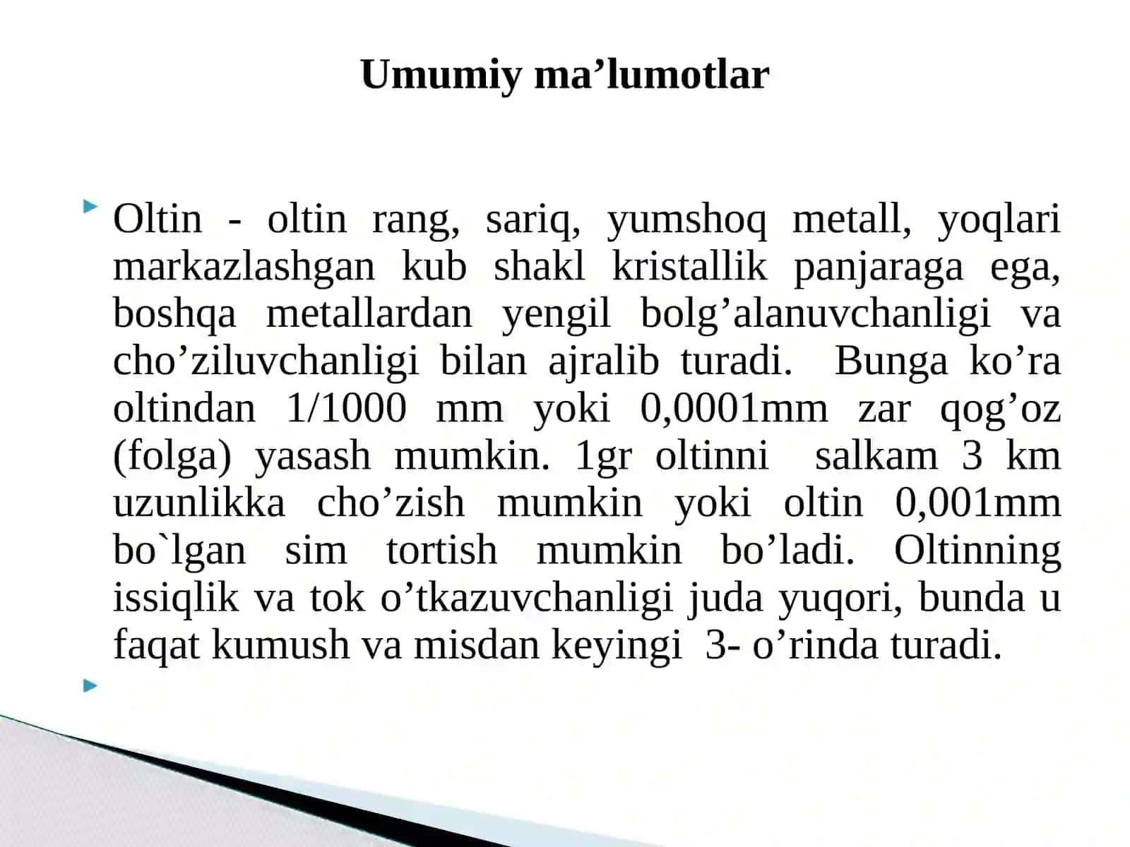 «Zarmitankonirudalaridanoltinniajratibolishdaelektrolizjarayoninitanlashvahisoblash» 2