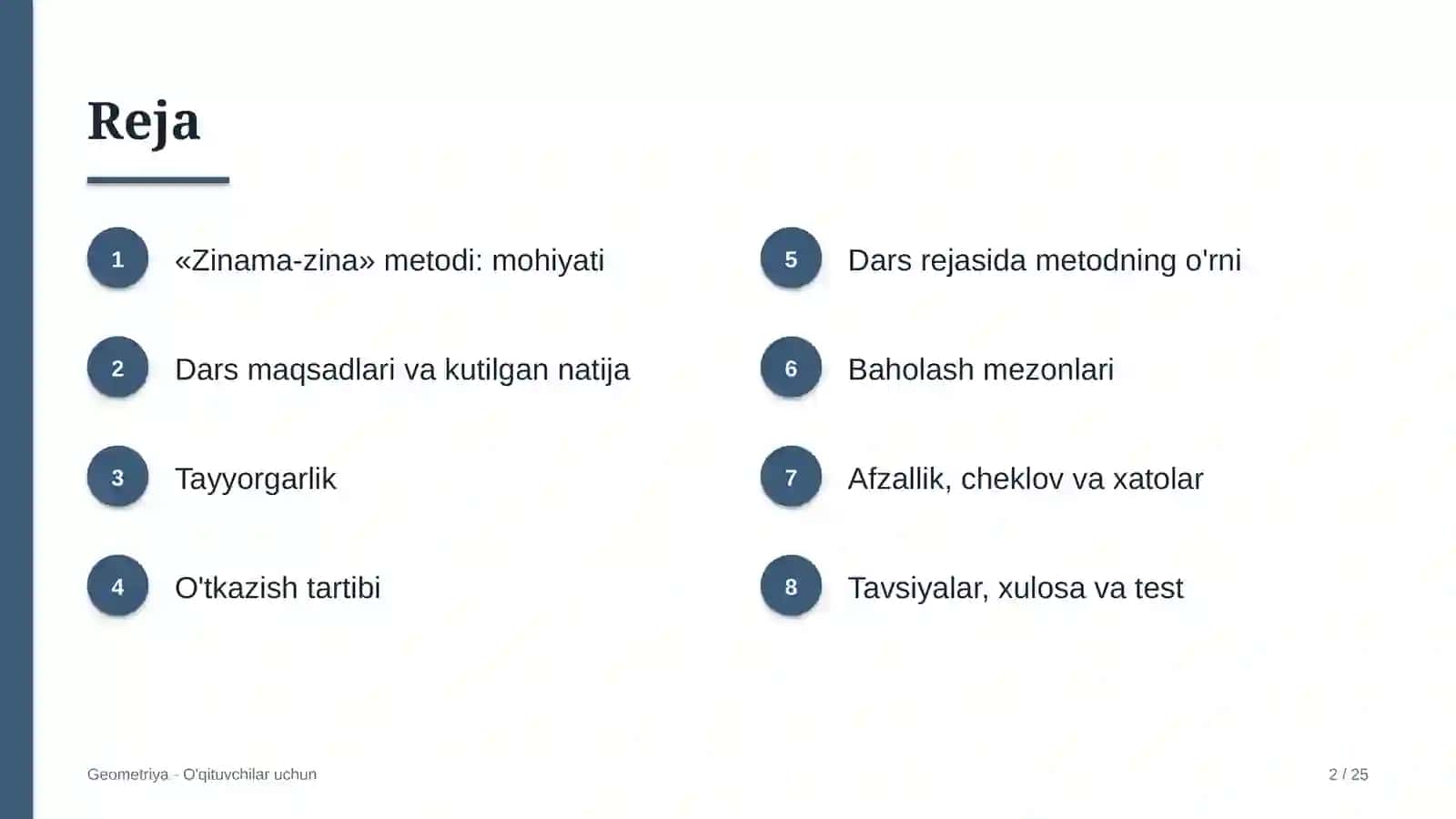 geometriya darslarida zinama zina metodidan foydalanish 8468 2