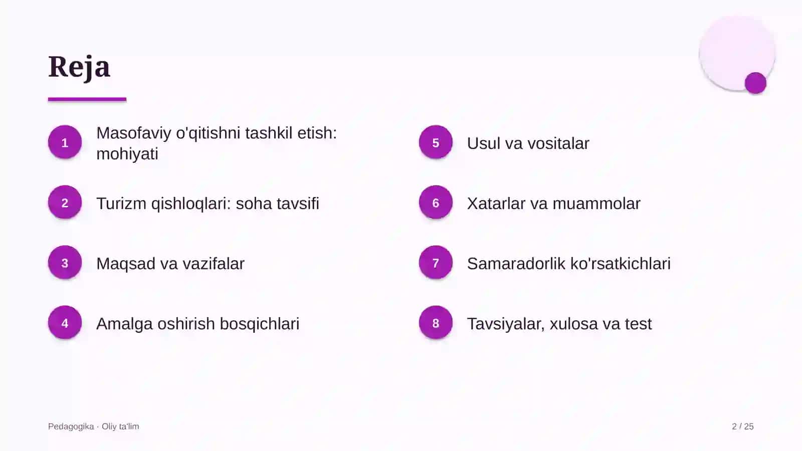 turizm qishloqlarida masofaviy o'qitishni tashkil etish 3332 2