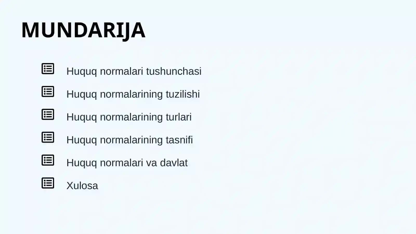 HUQUQ NORMALARI 2