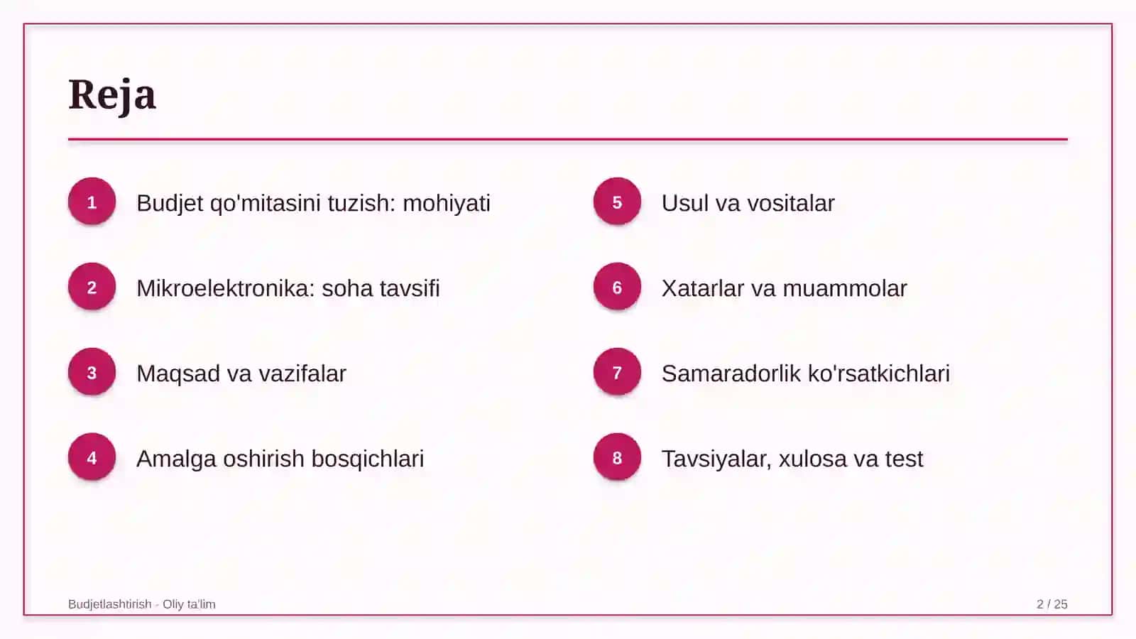 mikroelektronika sohasida budjet qo'mitasini tuzish 5702 2